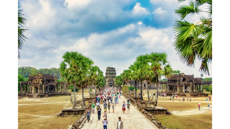 Angkor Wat Temple. One of major tourist destination in Asia.